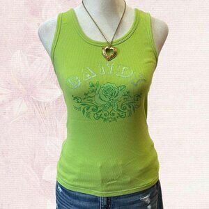 Y2K LaSenza Candy Green Tank Top